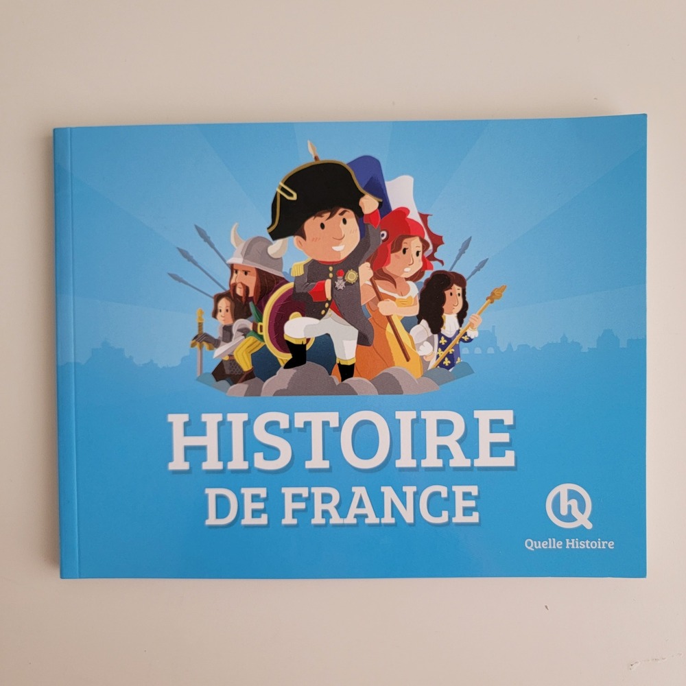 Quelle Histoire Histoire de France Kids Book Blue French Language‎ History